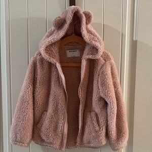 Old Navy Blush Pink Kids Fleece Jacket
